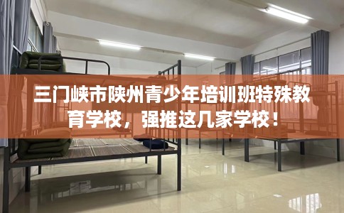 三门峡市陕州青少年培训班特殊教育学校，强推这几家学校！