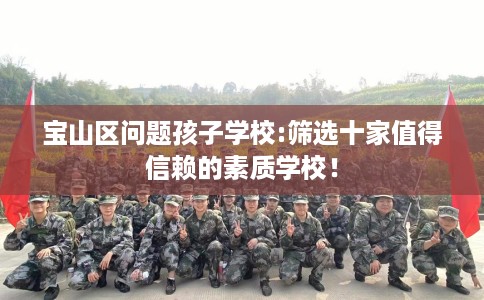 宝山区问题孩子学校:筛选十家值得信赖的素质学校！