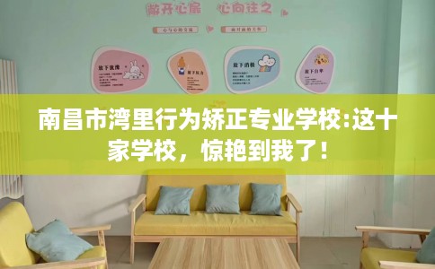 南昌市湾里行为矫正专业学校:这十家学校,惊艳到我了! 南昌市湾里行为矫正专业学校:这十家学校,惊艳到我了!