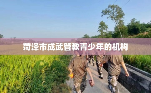 菏泽市成武管教青少年的机构 菏泽市成武管教青少年的机构