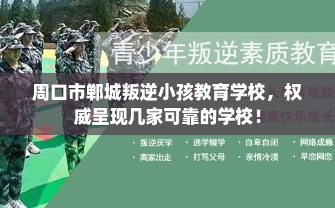 周口市郸城叛逆小孩教育学校，权威呈现几家可靠的学校！