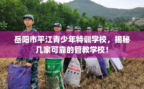 岳阳市平江青少年特训学校，揭秘几家可靠的管教学校！