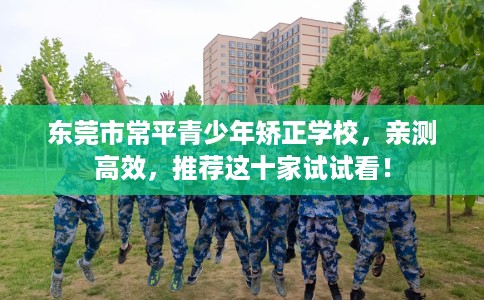 东莞市常平青少年矫正学校，亲测高效，推荐这十家试试看！