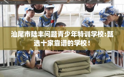 汕尾市陆丰问题青少年特训学校:甄选十家靠谱的学校! 汕尾市陆丰问题青少年特训学校:甄选十家靠谱的学校!