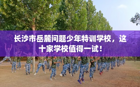 长沙市岳麓问题少年特训学校,这十家学校值得一试! 长沙市岳麓问题少年特训学校,这十家学校值得一试!