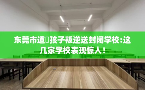 东莞市道滘孩子叛逆送封闭学校:这几家学校表现惊人！