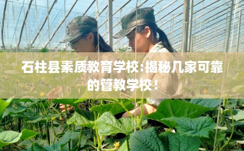 石柱县素质教育学校:揭秘几家可靠的管教学校！