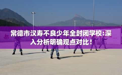 常德市汉寿不良少年全封闭学校:深入分析明确观点对比！