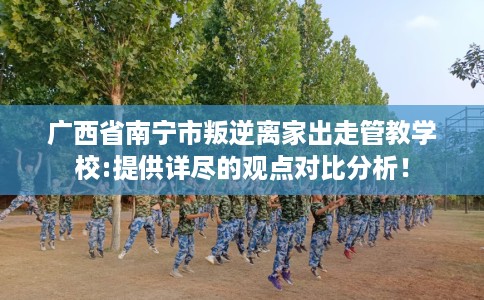 广西省南宁市叛逆离家出走管教学校:提供详尽的观点对比分析！