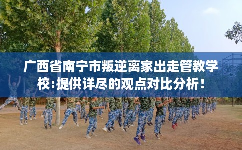 广西省南宁市叛逆离家出走管教学校:提供详尽的观点对比分析！