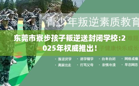 东莞市寮步孩子叛逆送封闭学校:2025年权威推出! 东莞市寮步孩子叛逆送封闭学校:2025年权威推出!