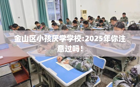 金山区小孩厌学学校:2025年你注意过吗！