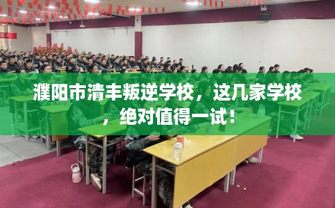 濮阳市清丰叛逆学校，这几家学校，绝对值得一试！