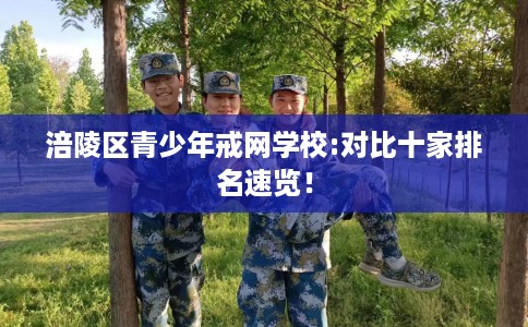 涪陵区青少年戒网学校:对比十家排名速览！