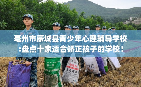 亳州市蒙城县青少年心理辅导学校:盘点十家适合矫正孩子的学校！