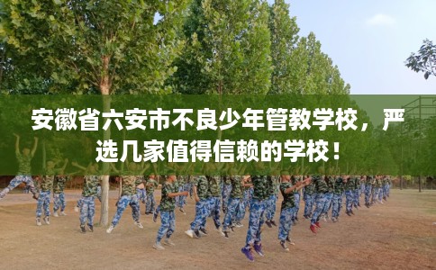 安徽省六安市不良少年管教学校，严选几家值得信赖的学校！