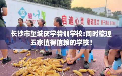 长沙市望城厌学特训学校:同时梳理五家值得信赖的学校! 长沙市望城厌学特训学校:同时梳理五家值得信赖的学校!