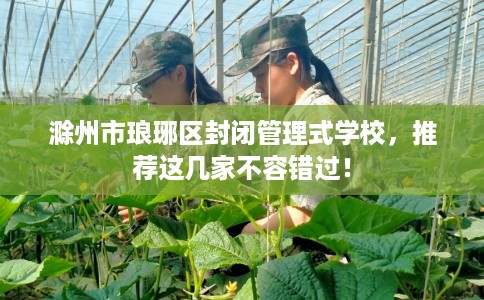 滁州市琅琊区封闭管理式学校，推荐这几家不容错过！