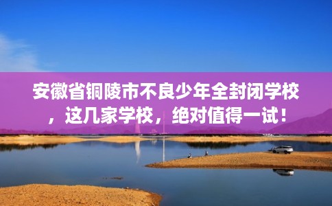 安徽省铜陵市不良少年全封闭学校，这几家学校，绝对值得一试！