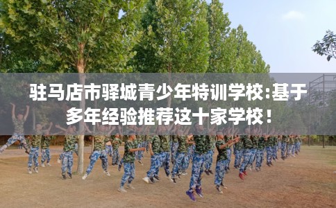 驻马店市驿城青少年特训学校:基于多年经验推荐这十家学校！