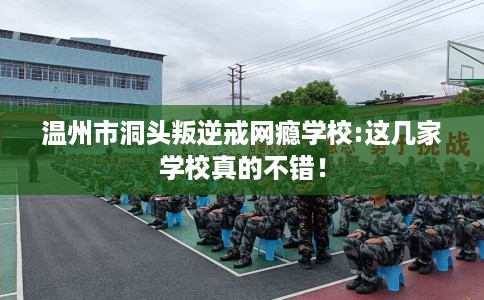 温州市洞头叛逆戒网瘾学校:这几家学校真的不错！