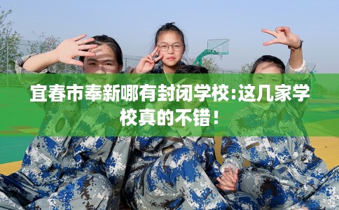 宜春市奉新哪有封闭学校:这几家学校真的不错！