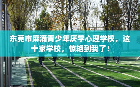东莞市麻涌青少年厌学心理学校，这十家学校，惊艳到我了！