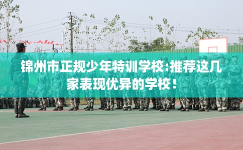 锦州市正规少年特训学校:推荐这几家表现优异的学校！
