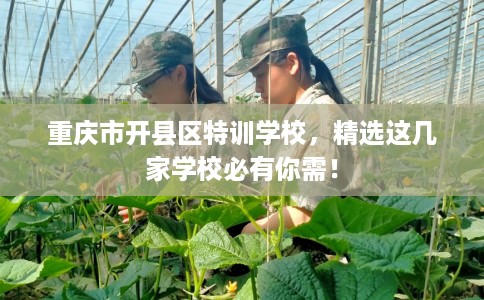 重庆市开县区特训学校,精选这几家学校必有你需! 重庆市开县区特训学校,精选这几家学校必有你需!