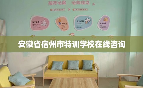 安徽省宿州市特训学校在线咨询