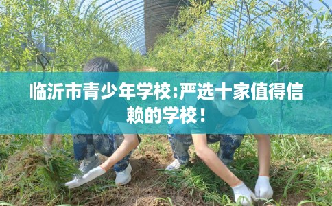 临沂市青少年学校:严选十家值得信赖的学校！