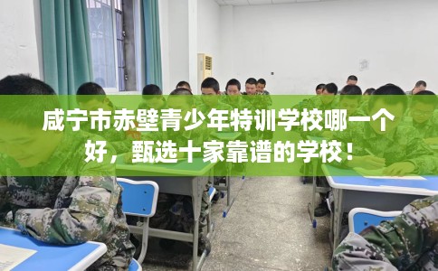 咸宁市赤壁青少年特训学校哪一个好,甄选十家靠谱的学校! 咸宁市赤壁青少年特训学校哪一个好,甄选十家靠谱的学校!