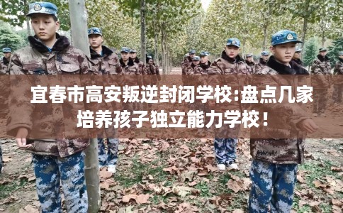 宜春市高安叛逆封闭学校:盘点几家培养孩子独立能力学校！