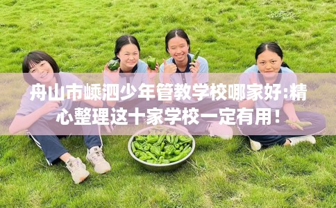 舟山市嵊泗少年管教学校哪家好:精心整理这十家学校一定有用! 舟山市嵊泗少年管教学校哪家好:精心整理这十家学校一定有用!