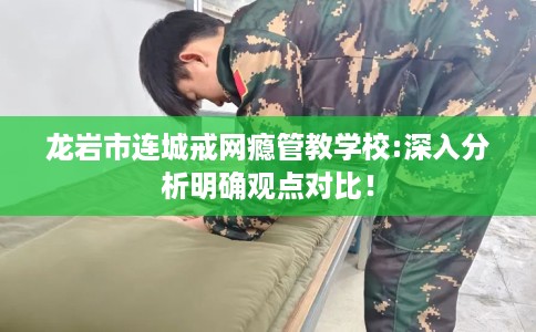龙岩市连城戒网瘾管教学校:深入分析明确观点对比！