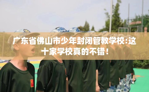 广东省佛山市少年封闭管教学校:这十家学校真的不错! 广东省佛山市少年封闭管教学校:这十家学校真的不错!