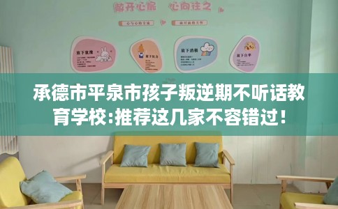 承德市平泉市孩子叛逆期不听话教育学校:推荐这几家不容错过！