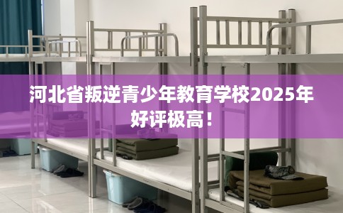 河北省叛逆青少年教育学校2025年好评极高！