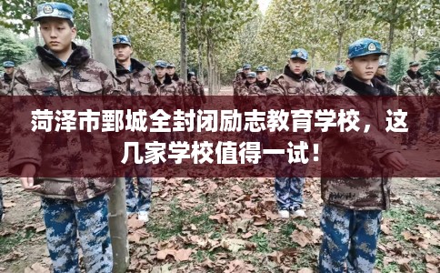 菏泽市鄄城全封闭励志教育学校，这几家学校值得一试！