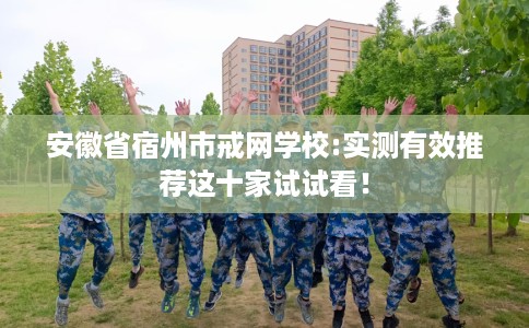安徽省宿州市戒网学校:实测有效推荐这十家试试看！