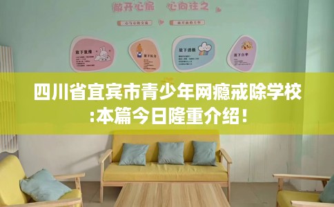 四川省宜宾市青少年网瘾戒除学校:本篇今日隆重介绍！