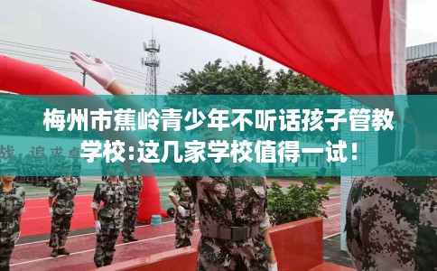 梅州市蕉岭青少年不听话孩子管教学校:这几家学校值得一试！