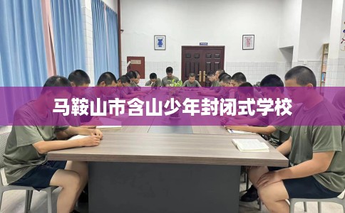 马鞍山市含山少年封闭式学校