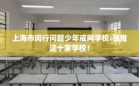上海市闵行问题少年戒网学校:强推这十家学校！