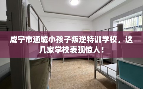 咸宁市通城小孩子叛逆特训学校,这几家学校表现惊人! 咸宁市通城小孩子叛逆特训学校,这几家学校表现惊人!