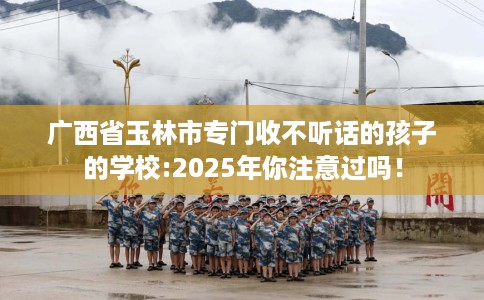 广西省玉林市专门收不听话的孩子的学校:2025年你注意过吗！