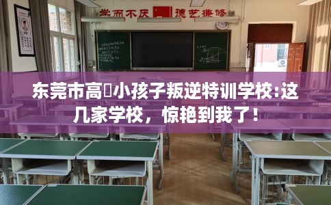 东莞市高埗小孩子叛逆特训学校:这几家学校，惊艳到我了！