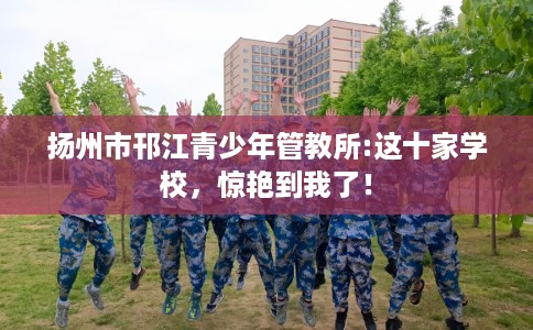 扬州市邗江青少年管教所:这十家学校，惊艳到我了！