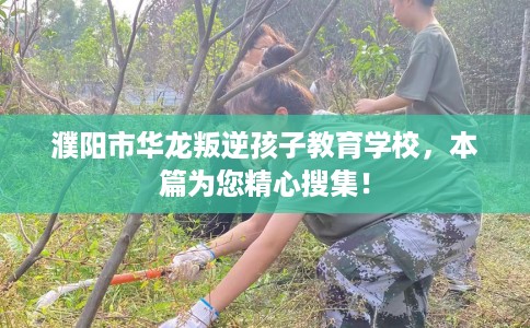 濮阳市华龙叛逆孩子教育学校，本篇为您精心搜集！