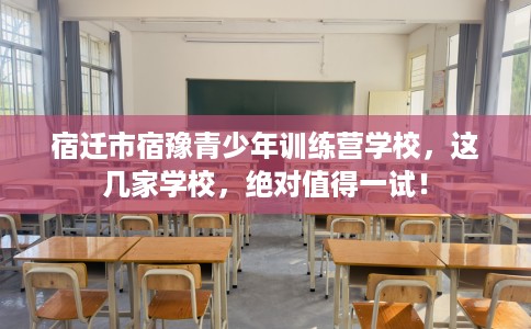 宿迁市宿豫青少年训练营学校,这几家学校,绝对值得一试! 宿迁市宿豫青少年训练营学校,这几家学校,绝对值得一试!